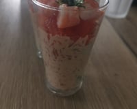 Verrines avocat-crevette et sauce cocktail