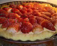 Simple tarte aux fraises