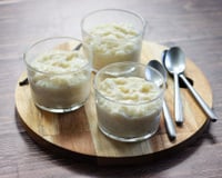 Riz au lait crémeux à la vanille