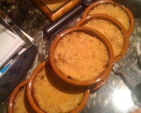 Crumble aux pommes au sucre roux