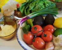 Burritos au poulet et son guacamole