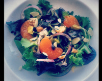 Salade colorée à la clémentine