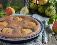 Tarte poire-chocolat-amande