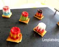 Des minis cannelés aux couleurs des drapeaux des nations de la coupe du monde football !