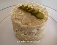 Version individuelle et plus raffinée du pain de thon habituellement servi en gros pavé.