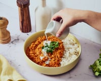 Dahl de lentilles corail au Companion
