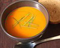 Soupe de Courge Butternut à la coriandre Fraîche