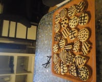 Sablés vanille à la ganache