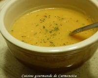 Potage de carottes et céleri rave