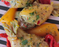 Cuisses de lapin en papillote au piment d'espelette et à la citronelle