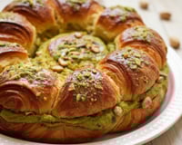 Brioche des rois à la crème de pistache