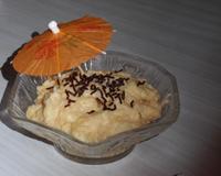 Un riz au lait très onctueux aux saveurs de vanille et d'orange.