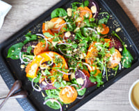 Salade de légumes d'automne au dukkah