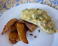 Escalope de poulet croûte fromage-moutarde