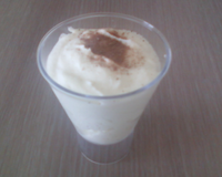 Mousse au chocolat blanc