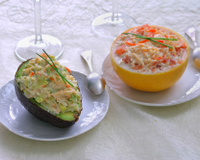 Avocats et pamplemousse au Râpé de la mer Coraya