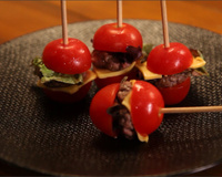 Mini-burgers tomate cerise