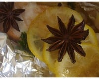 Papillote de saumon à l'anis étoilée
