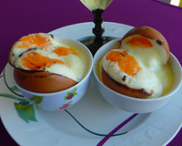 Œufs pochés au champagne