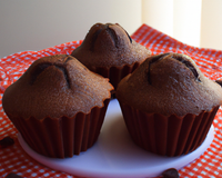 Muffins moelleux  aux pépites de chocolat