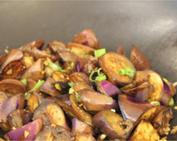 Aubergines sautées à la chinoise