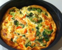 Quiche au saumon, brocolis et fromage râpé Sublime Filante Giovanni Ferrari