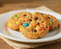 Cookies faciles aux m&m's