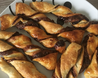 Torsades au Nutella et pépites de chocolat