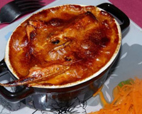 Nage de langoustines et crevettes