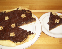 Tarte aux noix et chocolat