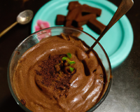 Mousse au chocolat allégée économique