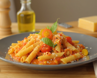 Pâtes à la sauce tomate