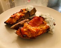 Patates douces rôties au four