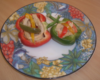 Poivrons farçis à la dinde orientale