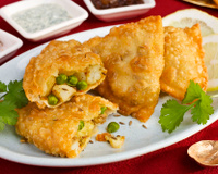 Samoussas au poisson blanc