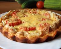 Une tarte légère et goûteuse, à déguster avec une petite salade.