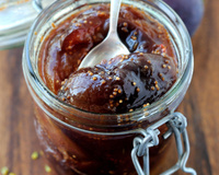 Confiture de figues à la vanille et au rhum