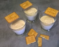 Panna cotta au lait d'amande et aux petits beurre