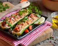Courgettes farcies : la version végétarienne aux lentilles et feta qu’on va refaire tout l’été !