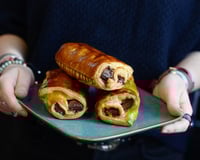 Pain au chocolat au kinder bueno