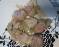 Sauté de veau aux poireaux