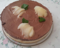 Bavarois poire chocolat