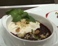 Papillote aux fruits rouges