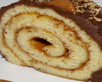 Bûche aux fèves chocolat et Tonka