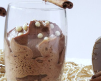 Mousse aérienne au chocolat au lait et cannelle