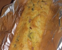 Cake aux deux olives et lardons