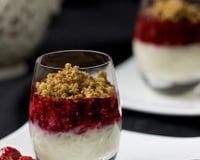 Crumble aux framboises