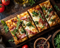 Gaufres salées fourrées aux fromages