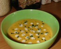 Soupe de poire et patate douce