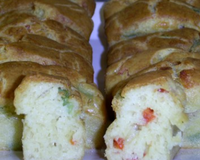 Mini cake aux deux poivrons